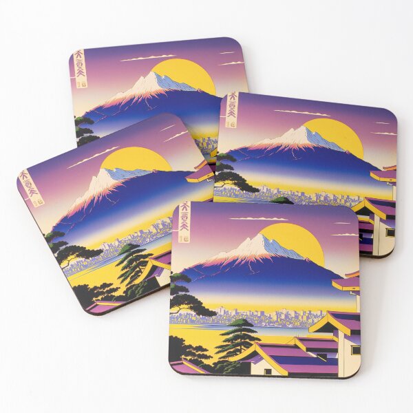 Item preview, Mount fuji retro psychedelic designed and sold by BISCAN.