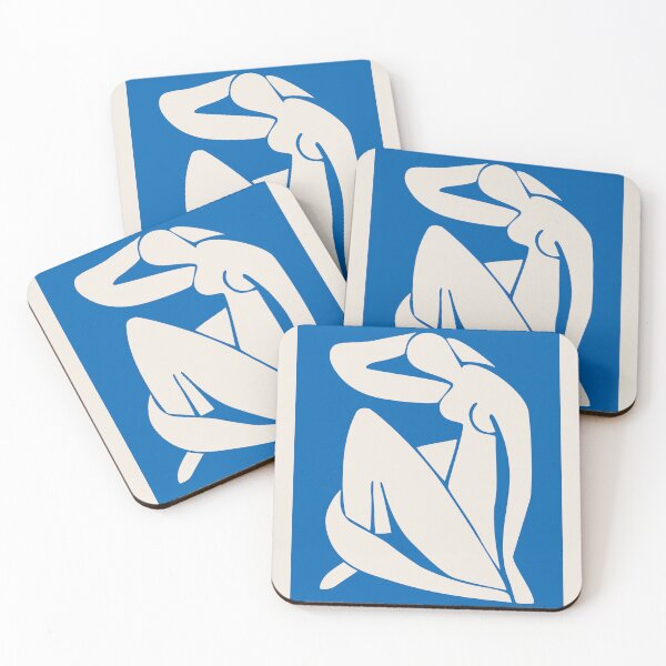 Item preview, Henri Matisse Nude, Papier Decoupes Art summer blue, Matisse Cutouts, Matisse exhibition print designed and sold by re-make-.