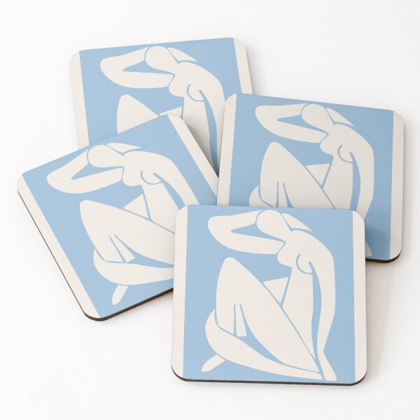 Item preview, Henri Matisse Nude, Papier Decoupes Art summer light blue, Matisse Cutouts, Matisse exhibition print designed and sold by re-make-.