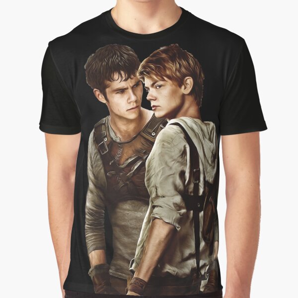 Newt X Thomas - Maze Runner Aquarell Design Graphic T-Shirt