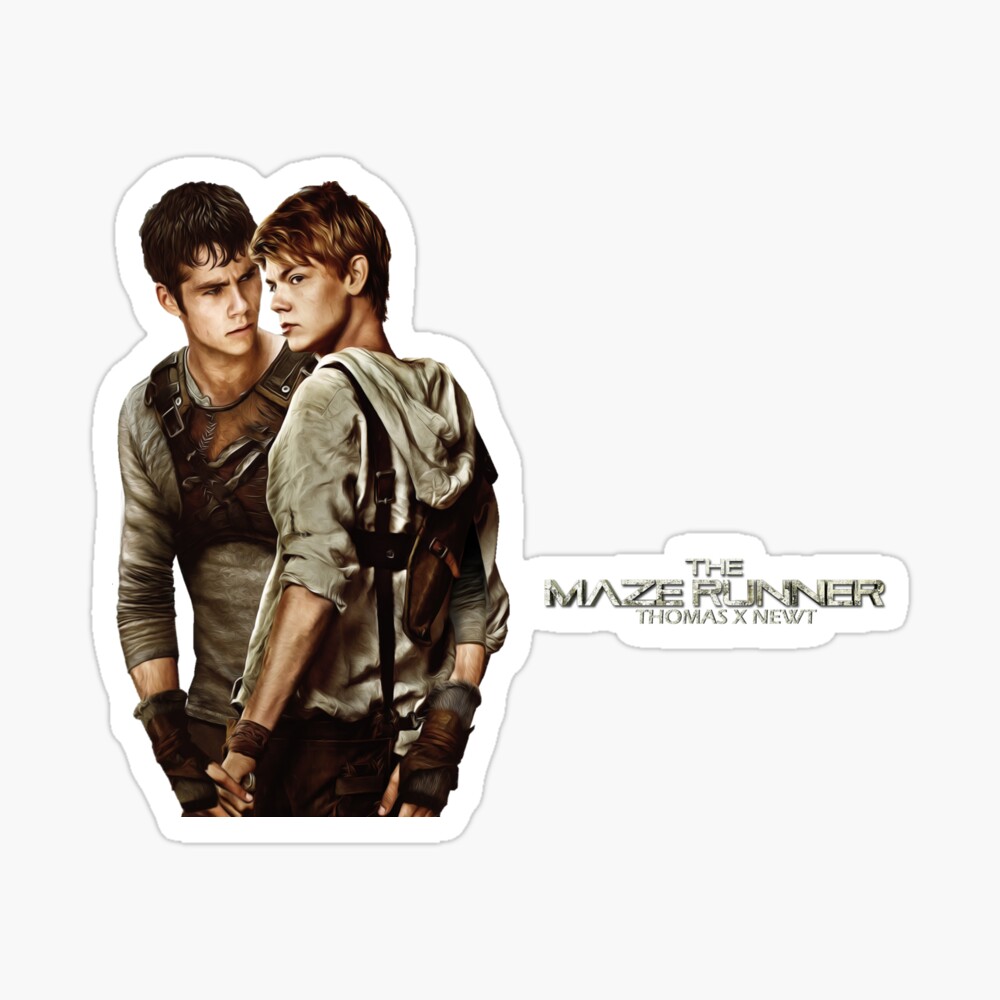 Newt X Thomas - Maze Runner Aquarell Design