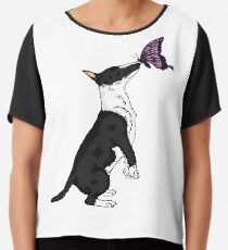 Bull Terrier and the Beast Chiffon Top