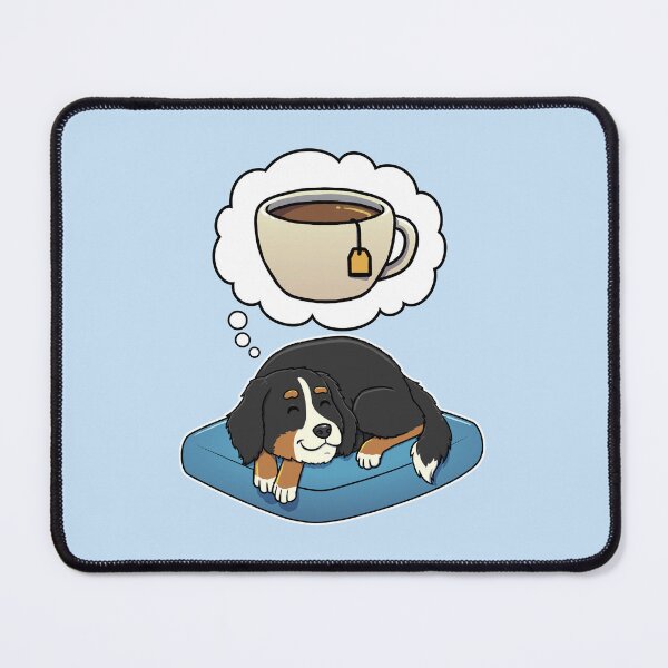 Artikelvorschau, Bernese Mountain Dog dreaming about Tea entworfen und verkauft von DoggieDelights.