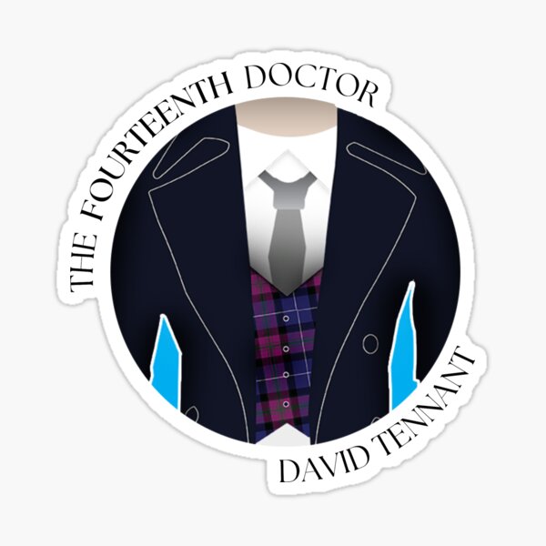 Item preview, The Fourteenth Doctor David Tennant designed and sold by Blue Box Artworks.