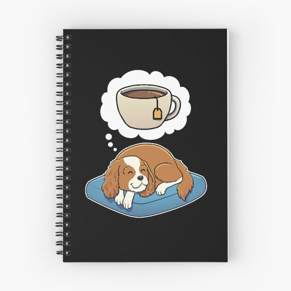 Item preview, Cavalier King Charles Spaniel dreaming about Tea designed and sold by DoggieDelights.