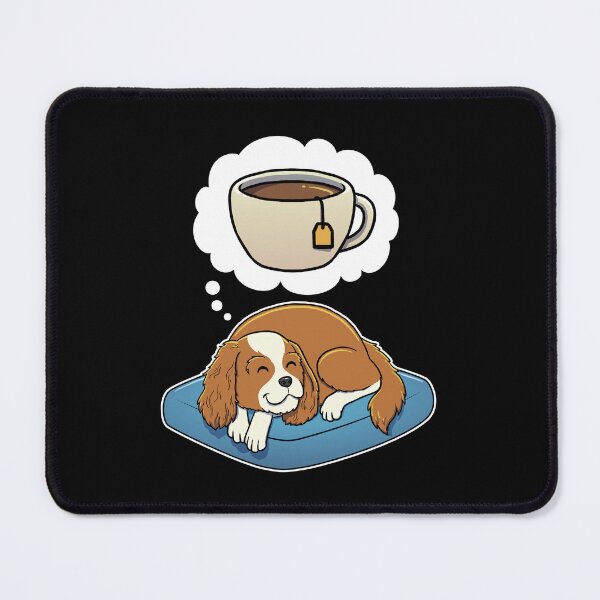 Item preview, Cavalier King Charles Spaniel dreaming about Tea designed and sold by DoggieDelights.