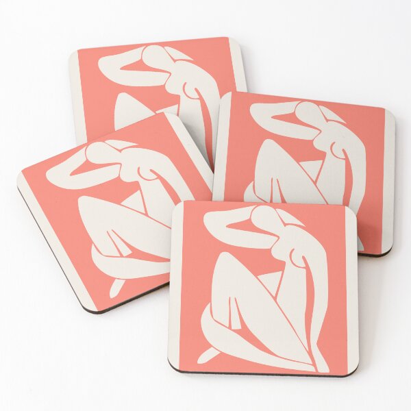 Artikelvorschau, Henri Matisse Nude, Papier Decoupes Art persimmon, Matisse Cutout's, Matisse exhibition print entworfen und verkauft von re-make-.
