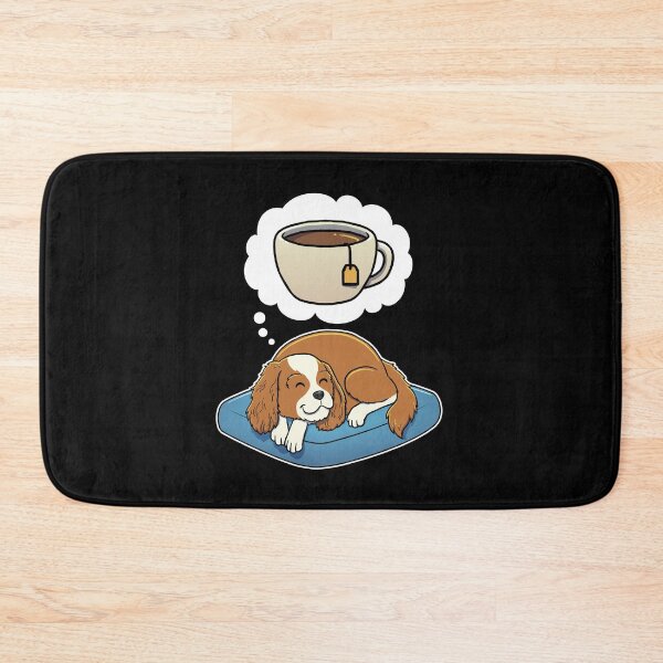 Item preview, Cavalier King Charles Spaniel dreaming about Tea designed and sold by DoggieDelights.