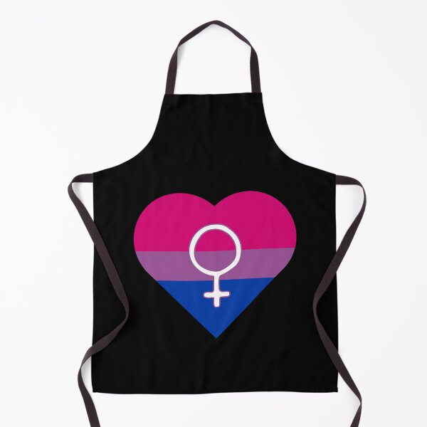 Item preview, Bisexual Pride Heart with Female Gender Symbol designed and sold by everything4eva.