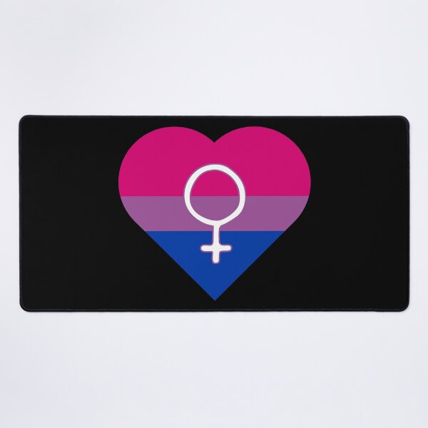 Item preview, Bisexual Pride Heart with Female Gender Symbol designed and sold by everything4eva.