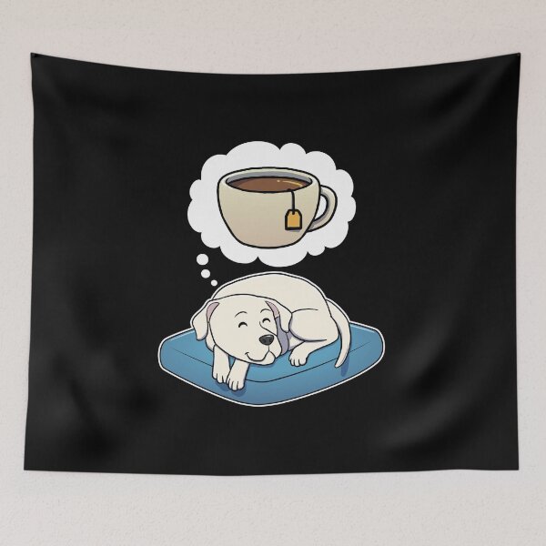 Artikelvorschau, Dogo Argentino dreaming about Tea entworfen und verkauft von DoggieDelights.