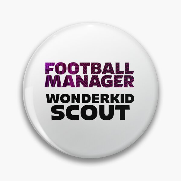 Item preview, Football Manager Wonderkid Scout Geo Purple Black designed and sold by VRedBaller.