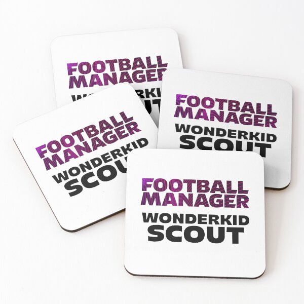 Item preview, Football Manager Wonderkid Scout Geo Purple Black designed and sold by VRedBaller.