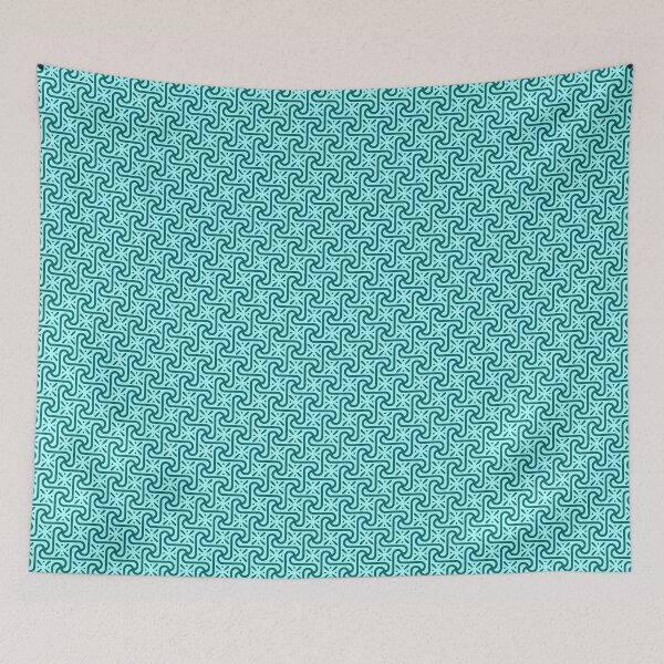 Item preview, Egyptian Tile Pattern, Turquoise and Aqua designed and sold by Marymarice.