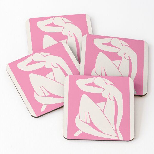Item preview, Henri Matisse Nude, Papier Decoupes Art pink cosmos, Matisse Cutouts, Matisse exhibition print designed and sold by re-make-.