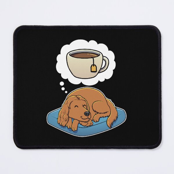 Item preview, English Cocker Spaniel dreaming about Tea designed and sold by DoggieDelights.