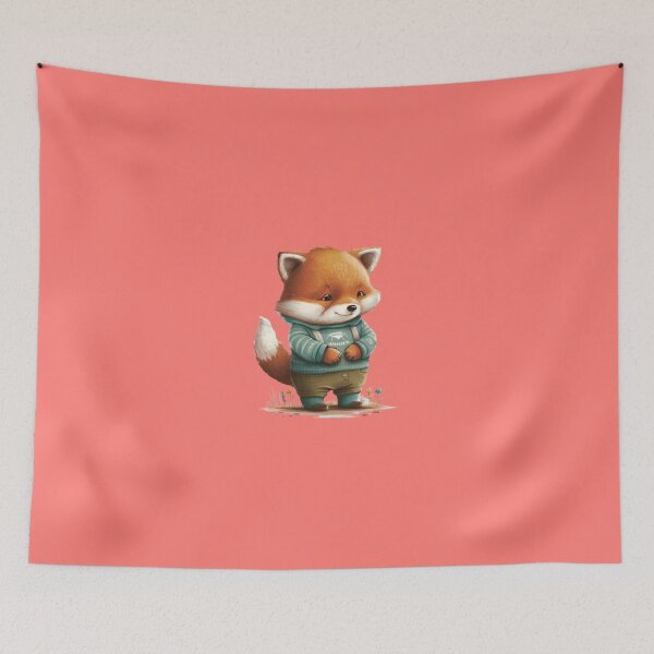 Item preview, Cute fox designed and sold by ShopLeilaArt.