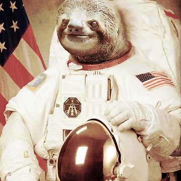 Artwork thumbnail, Astronaut Sloth by BakusPT