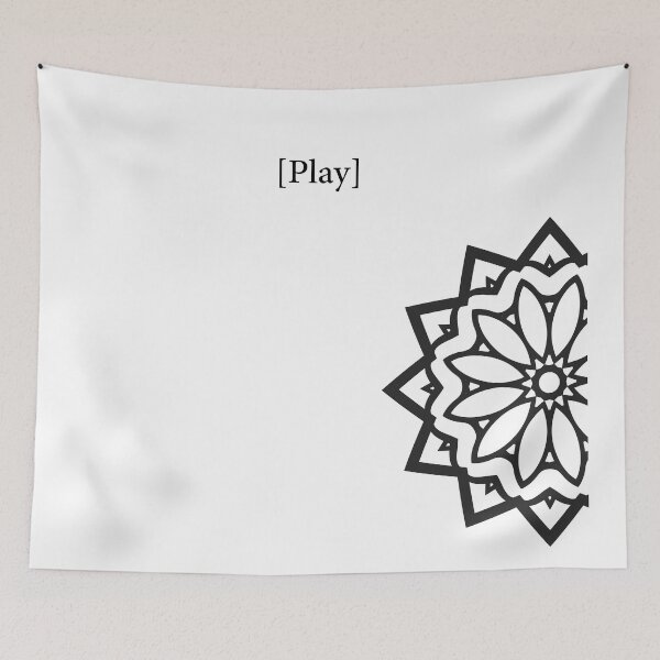 Item preview, Play Black & White Minimal , inspirational meanings designed and sold by Targeted Inspire.
