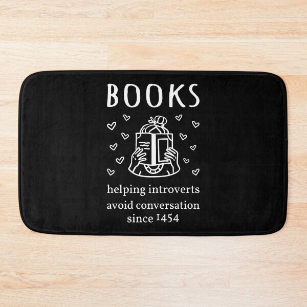 Item preview, Books Helping Introverts Avoid Conversation Since 1454 II designed and sold by Lemon Pepper.