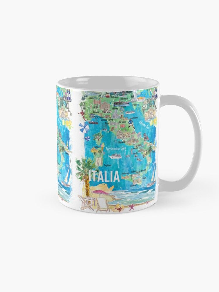 Italian Ceramic Coffee Mug - Taormina