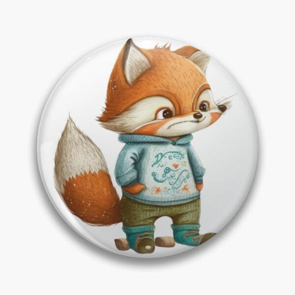 Item preview, Cute fox designed and sold by ShopLeilaArt.
