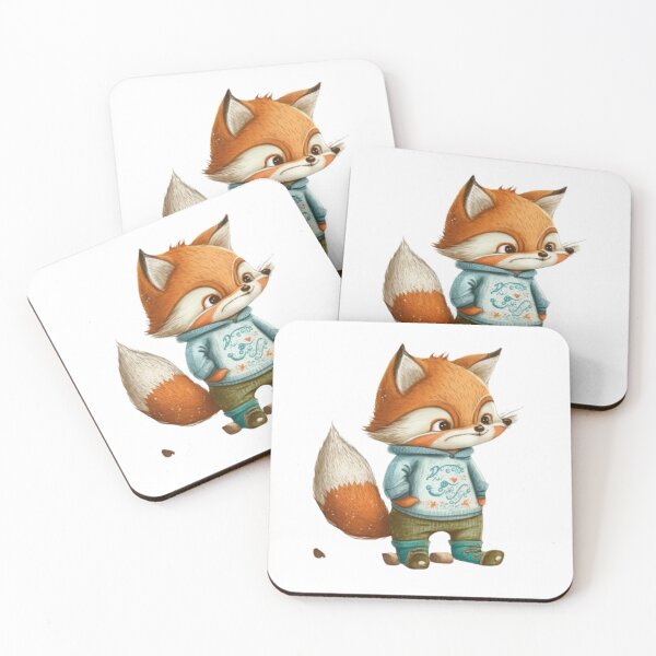 Item preview, Cute fox designed and sold by ShopLeilaArt.