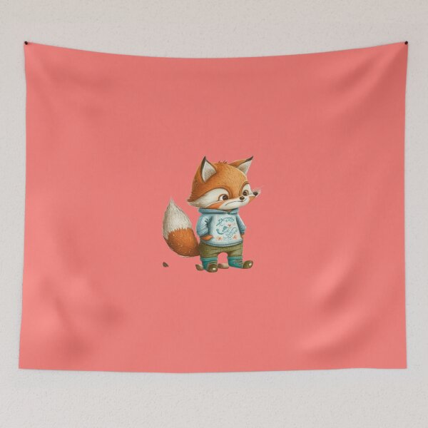 Item preview, Cute fox designed and sold by ShopLeilaArt.