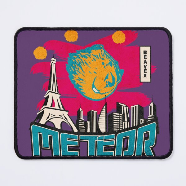 Item preview, Beaver Meteor, Epic Funny Apocalyptic Cityscape Event designed and sold by vystudio.