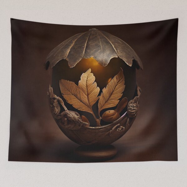 Aperçu de l'œuvre Aged Acorn Illumination Digital Painting créée et vendue par CodeAndColors.