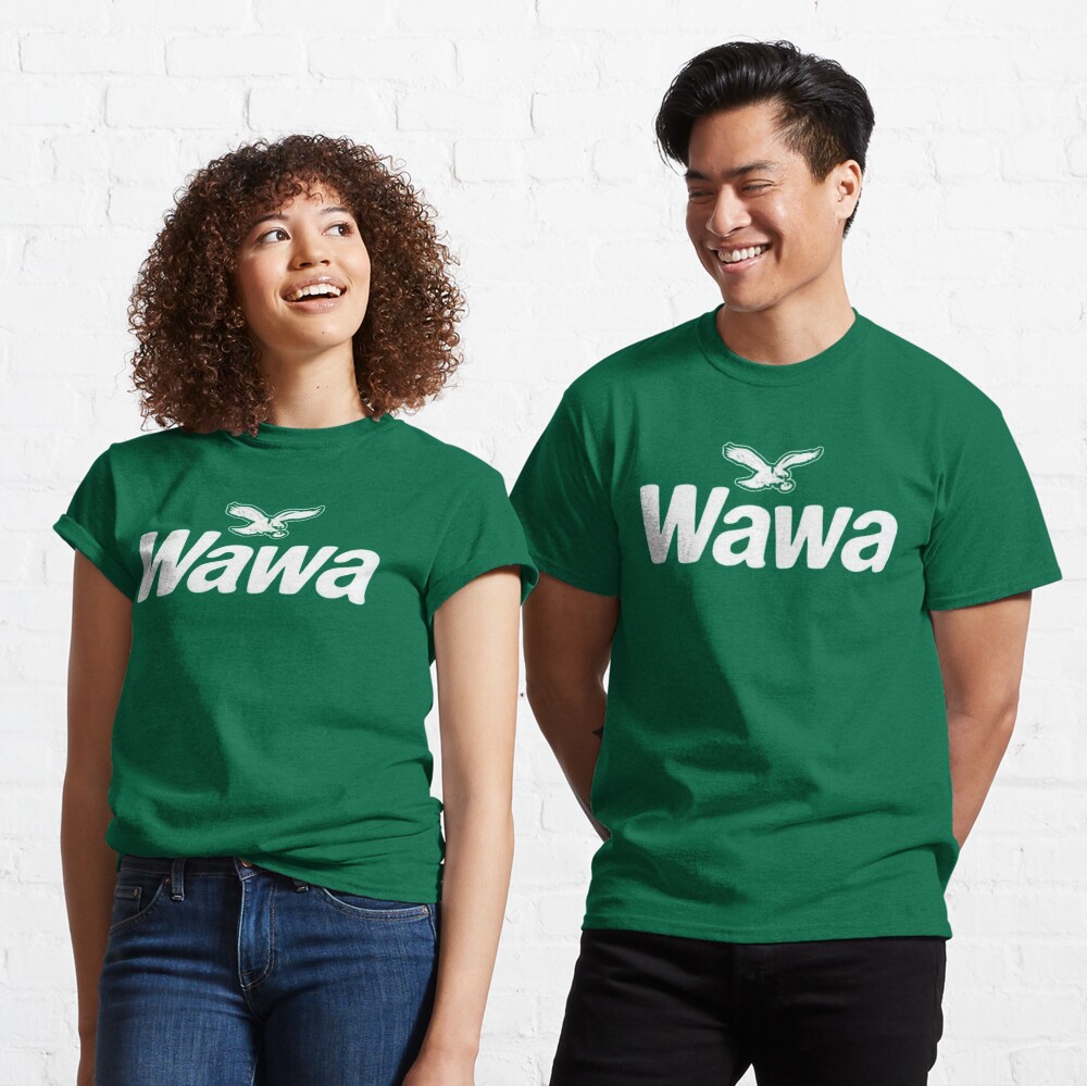 Wawa Eagles Green Tshirt Philadelphia Wawa Soft Green Tshirt Eeagle Tshirt  Classic Old Eagles Tshirt Wawa Eagles Shirt Wawa Eagles Green Shirt Unique  - Revetee