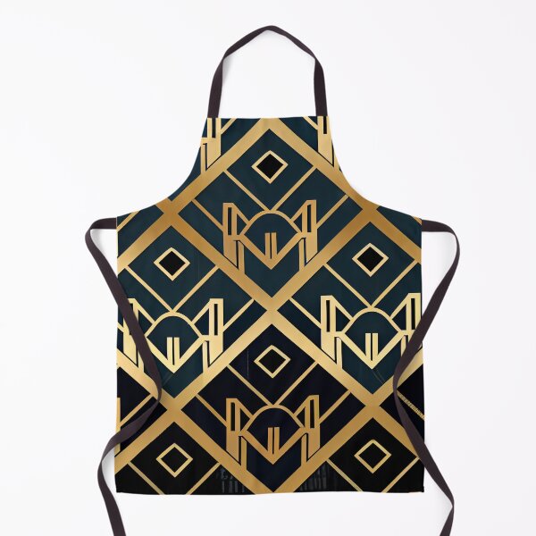 Item preview, Angular Hollywood Regency Pattern Digital Painting designed and sold by CodeAndColors.