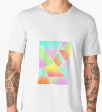 Geometric Multicolor Pattern Full Men's Premium T-Shirt