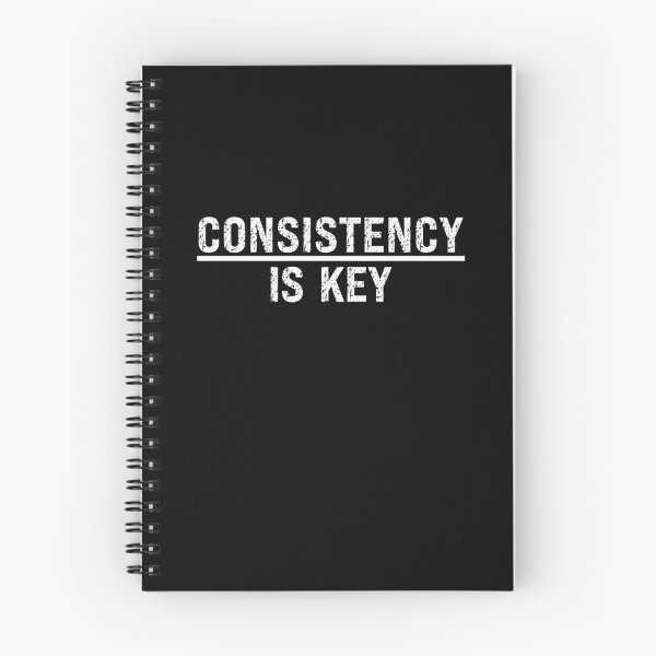 Item preview, CONSISTENCY IS KEY - motivational quote designed and sold by KatisDesign.