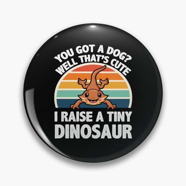 Item preview, I Raise A Tiny Dinosaur Funny Retro  Bearded Dragon Lovers designed and sold by Trendy Valley .