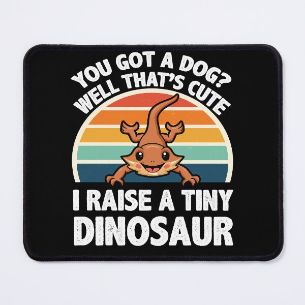 Item preview, I Raise A Tiny Dinosaur Funny Retro Bearded Dragon Lovers designed and sold by Trendy Valley .