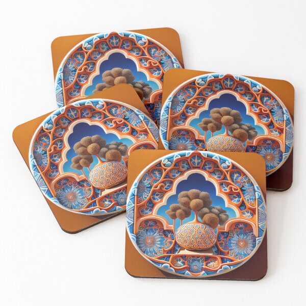 Item preview, Dazzling Complex Clay Surreal New Mediterranean Pattern Digital Painting designed and sold by CodeAndColors.