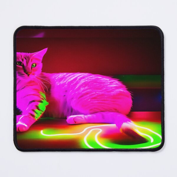 Item preview, "The Neon Cat's Meow" designed and sold by Custom Crest.