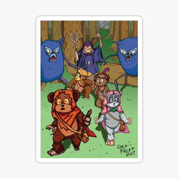 Vista previa del artículo con la obra «Ewoks», diseñado y vendido por demonology7789.