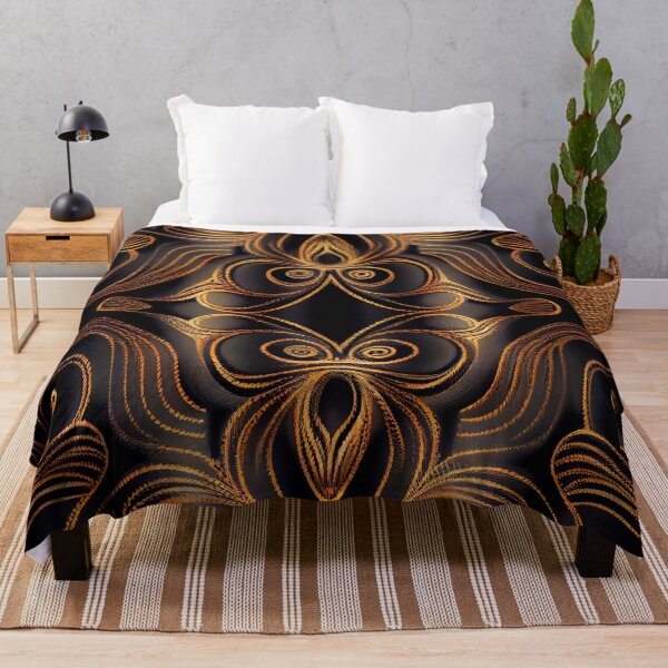 Item preview, Luxury Extreme Line Pattern Digital Painting designed and sold by CodeAndColors.