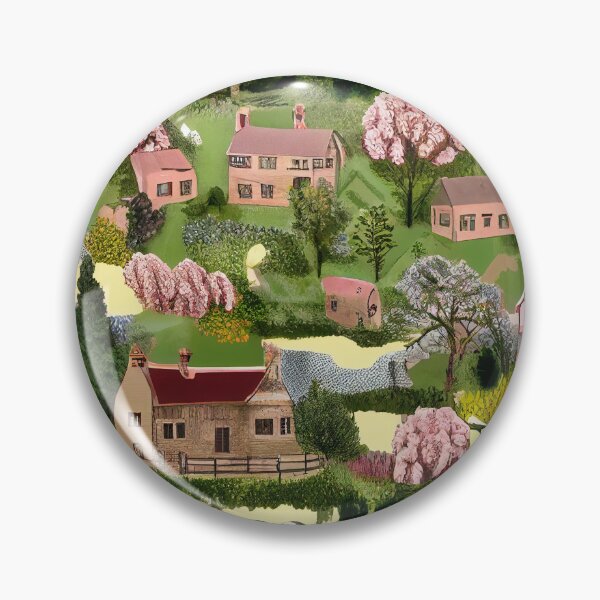 Item preview, Scaley Aesthetic English Countryside Chic Pattern Digital Painting designed and sold by CodeAndColors.