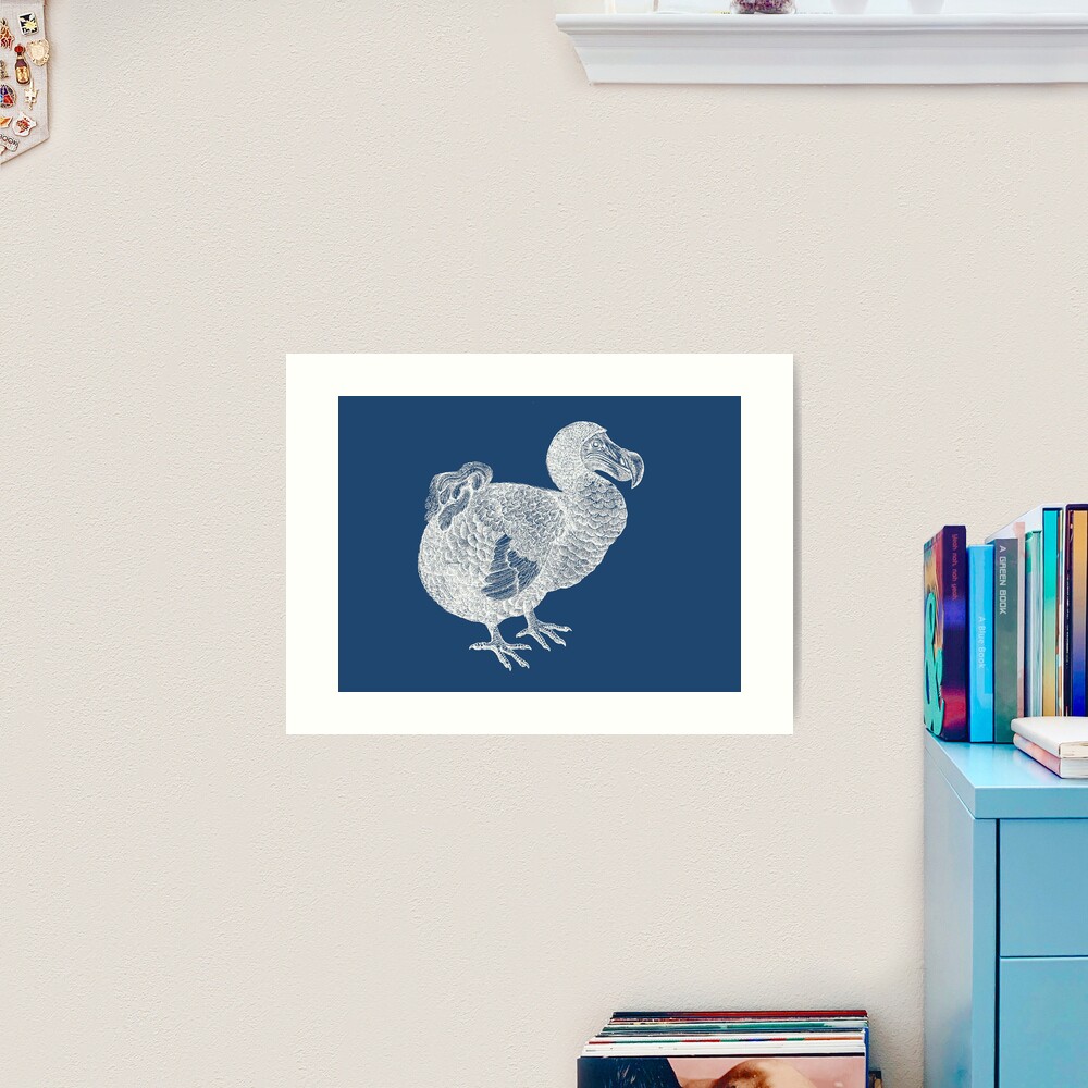 Carte MATHOU Dodo Blue Art Editions