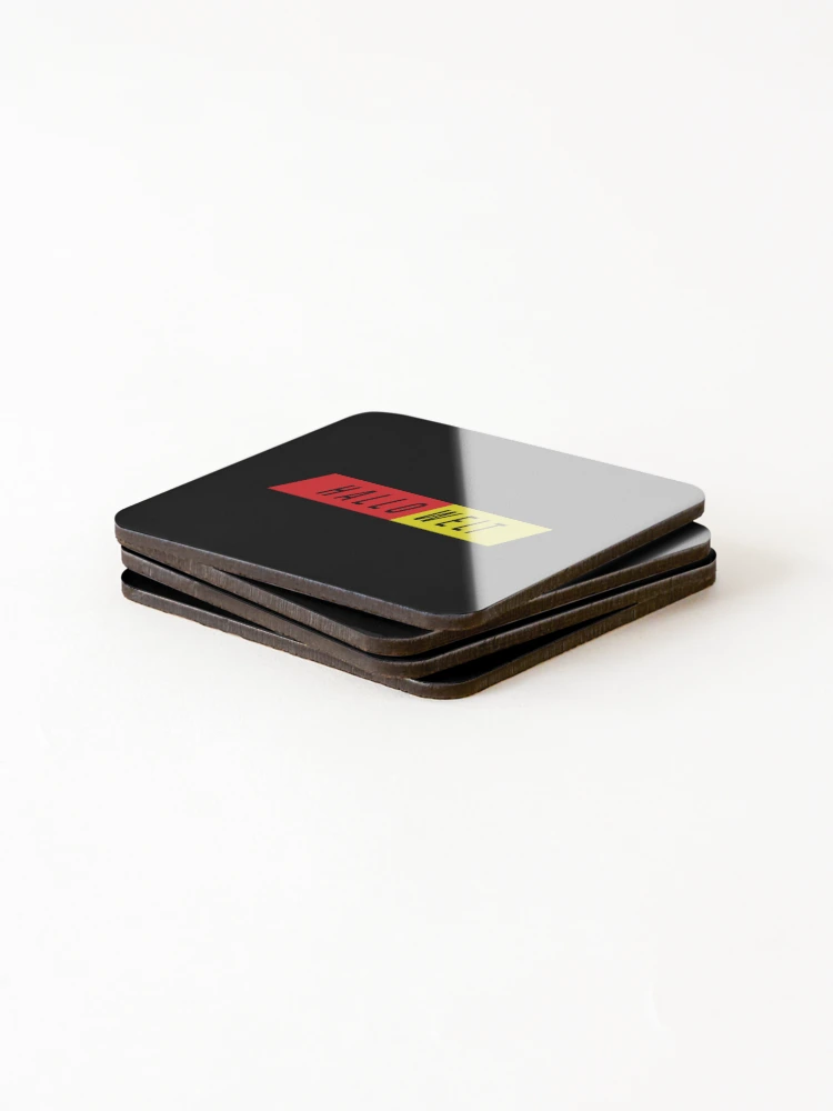 Thumbnail 4 of 5, Coasters (Set of 4), Hallo Welt-Hello World-Python Code designed and sold by FridPix.