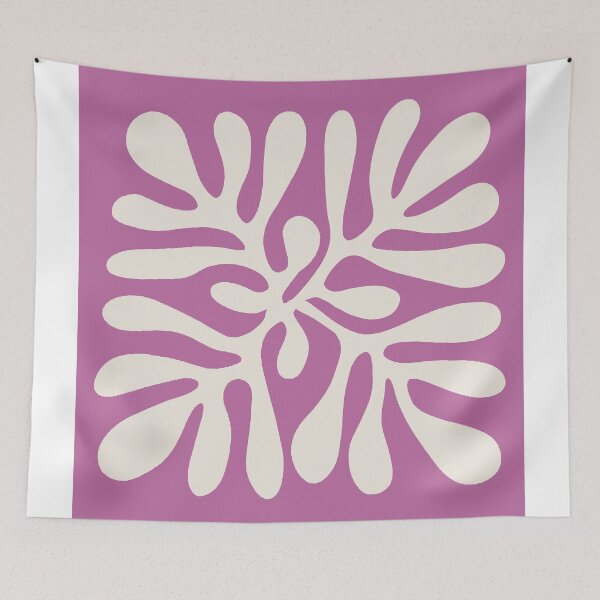 Item preview, Henri Matisse Flower, Paper Decoupes Art Spring purple, Matisse Cutout's Flower designed and sold by re-make-.