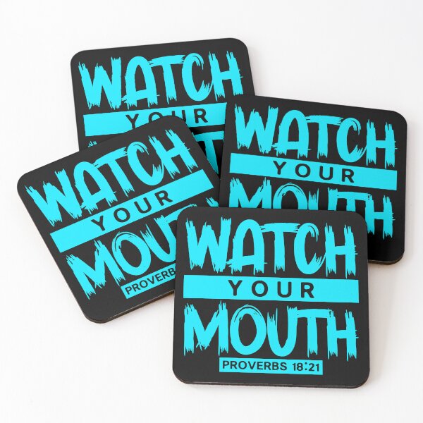 Item preview, Watch Your Mouth - Proverbs 18:21 designed and sold by plushism.