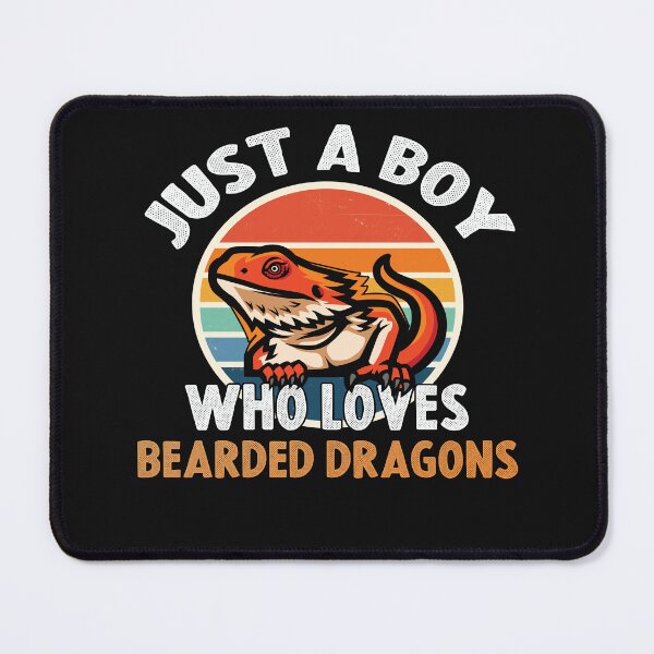 Item preview, Just a Boy who loves Bearded Dragons Lizard Reptile Lover designed and sold by Trendy Valley .