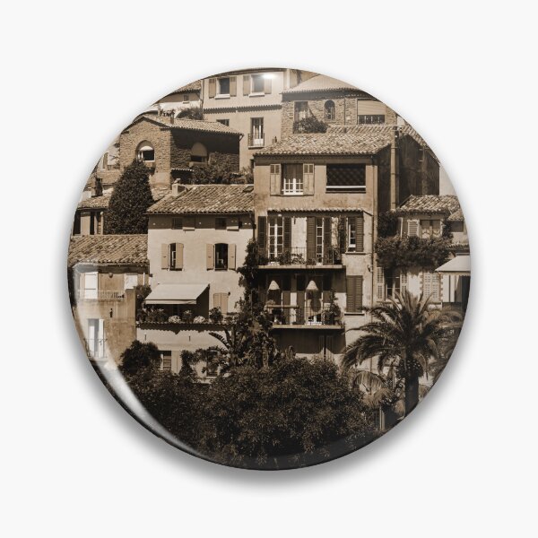 Item preview, view on Bormes-les-Mimosas in sepia designed and sold by FotoMahieu.