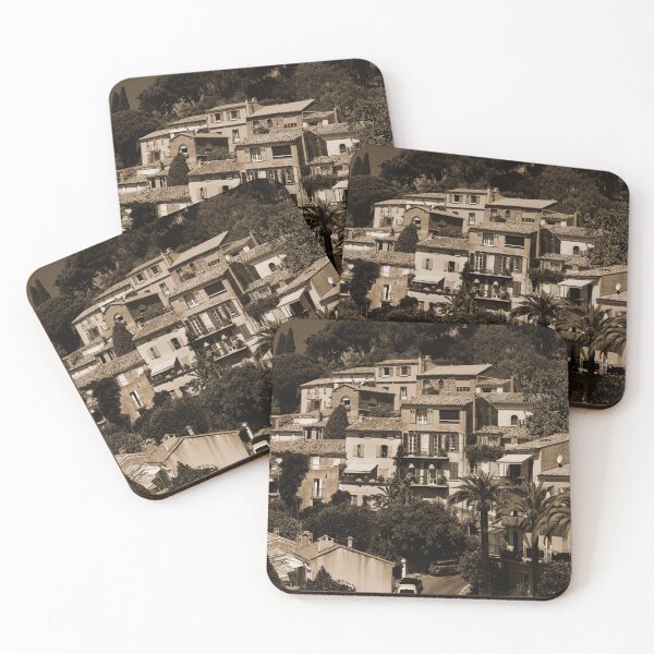 Item preview, view on Bormes-les-Mimosas in sepia designed and sold by FotoMahieu.