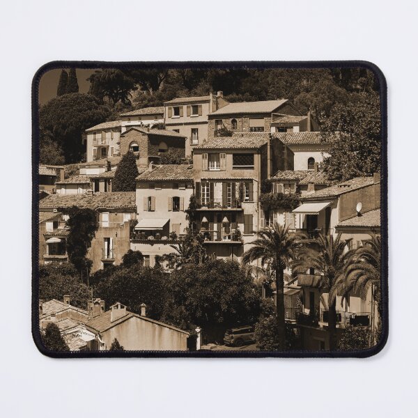Item preview, view on Bormes-les-Mimosas in sepia designed and sold by FotoMahieu.