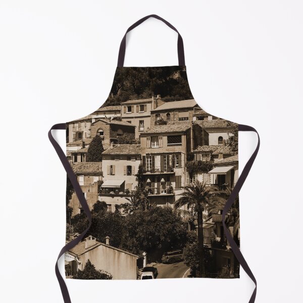 Item preview, view on Bormes-les-Mimosas in sepia designed and sold by FotoMahieu.